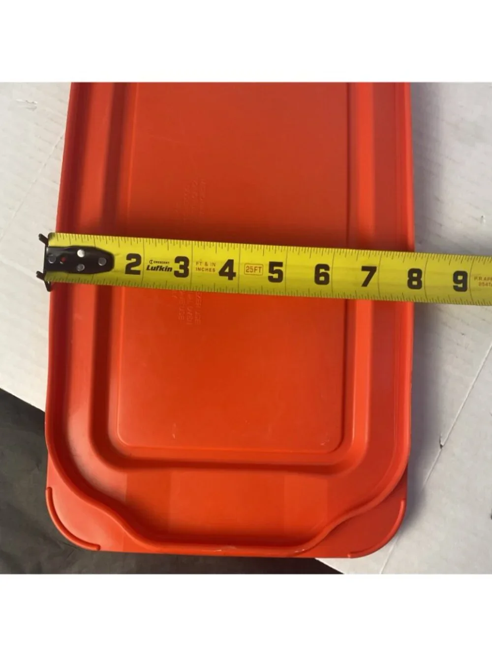 Pyrex Replacement Lid 232-PC 2 Qt RED Plastic Rectangle Cover USA, Clean
